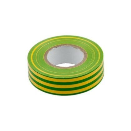 GAO 18236 Insulation Tape, 19mm x 10m, Green / Yellow