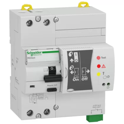   SCHNEIDER 18280 Acti9 REDtest áram-védőkapcsoló, A osztály, 2P, 25A, 30mA