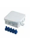 Cutie de joncțiune GAO 18431 cu bloc terminal, extern, IP54, 85x85x37mm