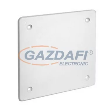 GAO 18609 Szerelvény/ kötődoboz, dobozfedél, 170x170mm, fehér