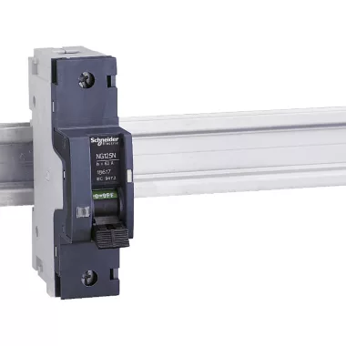 SCHNEIDER 18612 Miniature circuit-breaker, Acti9 NG125N, 1P, 20 A, C curve, 25 kA