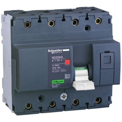 SCHNEIDER 18893 Acti9 NG125NA terheléskapcsoló, 3P-N, 63A