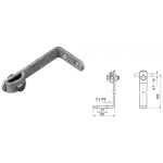   S&G Tűzihorganyzott vezetéktartó lemeztetőhöz, " PV 23", Fe/Zn, 0,15kg