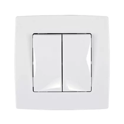   ELMARK "City" süllyesztett csillárkapcsoló, metál fehér