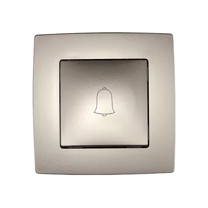   ELMARK "City" süllyesztett csengnyomó, metál pezsg