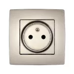   ELMARK "City" süllyesztett francia típusú dugalj, metál pezsg