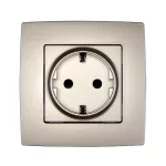 ELMARK "City" süllyesztett dugalj, metál pezsg