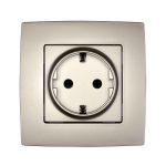 ELMARK "City" süllyesztett dugalj, metál pezsg