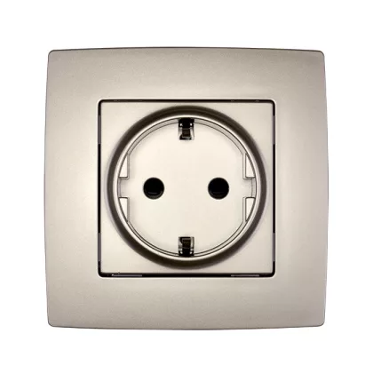 ELMARK "City" süllyesztett dugalj, metál pezsgő