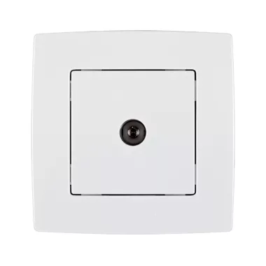 ELMARK "City" süllyesztett TV aljzat, metál fehér