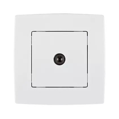   ELMARK "City" süllyesztett TV aljzat, metál fehér