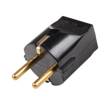 ELMARK bakelit dugvilla, IP44, 16A, fekete