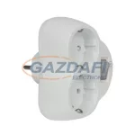   ELMARK hálózati 2-es elosztó kapcsolóval, fehér, 16A, 3500W