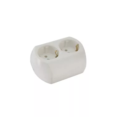 ELMARK kettes elosztó, vezeték nélküli, fehér, 16A