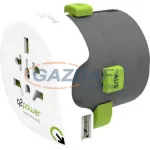 Utazóadapter "Qdapter USB"