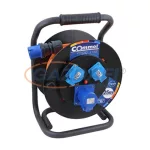   COMMEL 200-398 "Marinko" kábeldobos hosszabbító, 25m, 3x1,5mm2 Marinflex, 16A, IP44