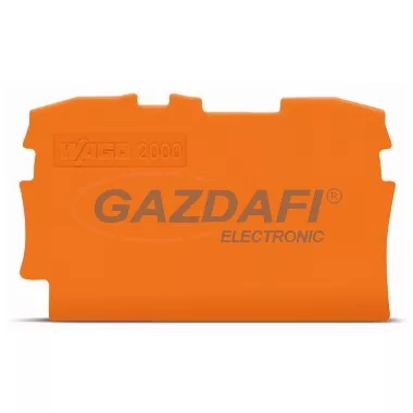 WAGO vég és középső lemez 2000-1292