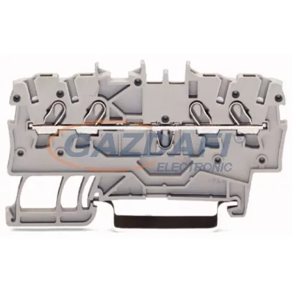 WAGO 4-vezetékes földelőkapocs narancssárga 2000-1402