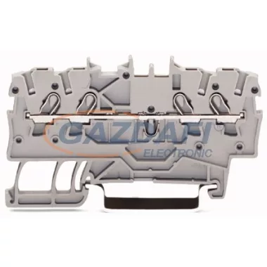 WAGO 4-vezetékes földelőkapocs kék 2000-1404