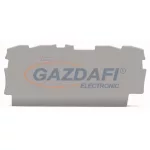 WAGO vég és középső lemez szürke 2000-1491