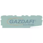 WAGO vég és középső lemez szürke 2000-2195
