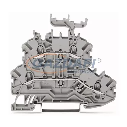 WAGO dupla sorkapocs szürke 2000-2232