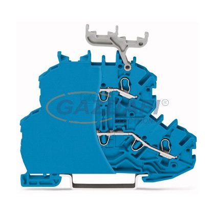 WAGO dupla sorkapocs kék 2000-2234-099-000