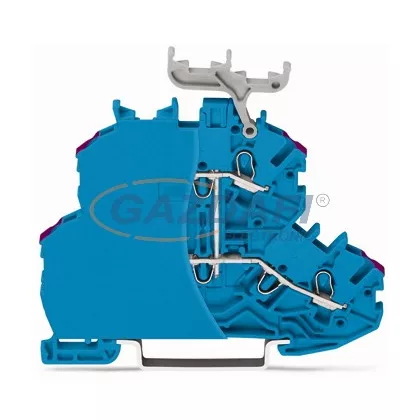 WAGO dupla sorkapocs kék 2000-2239-099-000