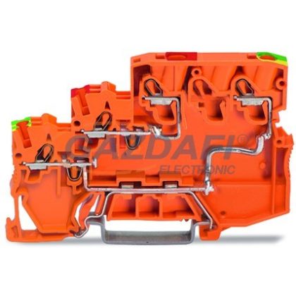   WAGO 3-vezetékes érzékelő / működtető kapocs narancssárga 2000-5357-101-000