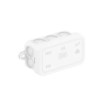   OBO 2000005 A 6 HF RW Leágazódoboz 80x43x34mm hófehér IP55 polietilén