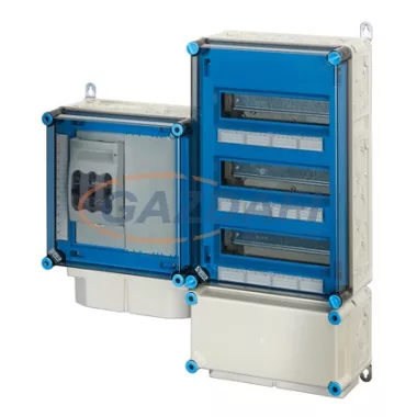 HENSEL Mi PV 6111 Inverter csatlakozó doboz kismegszakítós csatlakozó szekrénnyel, 600x625x170 mm