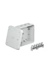 OBO 2000326 A 11 5 Cable junction box with terminal block 85x85x40mm light gray IP55 polyethylene