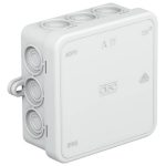   OBO 2000342 A 11 Cable junction box without terminal block 85x85x40mm light gray IP55 polyethylene