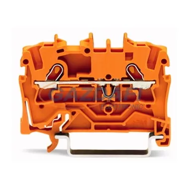 WAGO 2-vezetékes csatlakozóblokk narancssárga 2001-1202