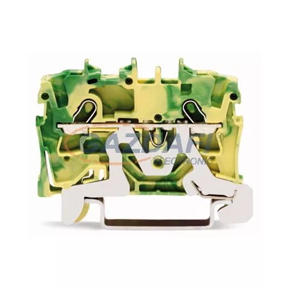 WAGO 2-vezetékes csatlakozóblokk zöld-sárga 2001-1207