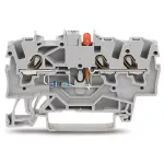 WAGO 3-vezetékes LED sorkapocs szürke 2001-1321-1000-413