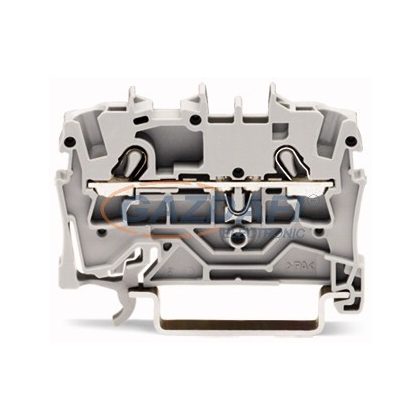 WAGO 2-vezetékes csatlakozóblokk szürke 2002-1201