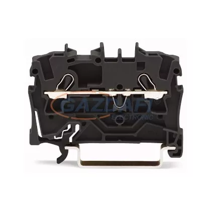 WAGO 2-vezetékes csatlakozóblokk fekete 2002-1205