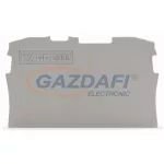WAGO Vég és középső lemez szürke 2002-1291