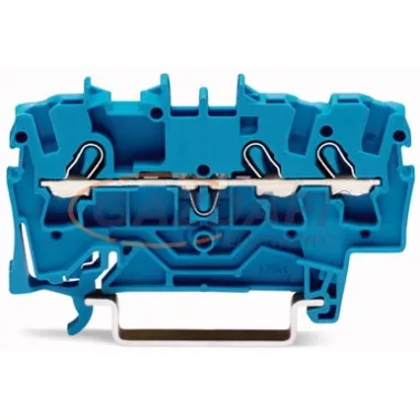 WAGO 3-vezetékes csatlakozóblokk kék 2002-1304