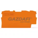 WAGO Vég és középső lemez narancssárga 2002-1392