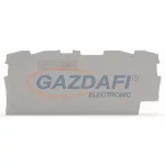 WAGO Vég és középső lemez szürke 2002-1491