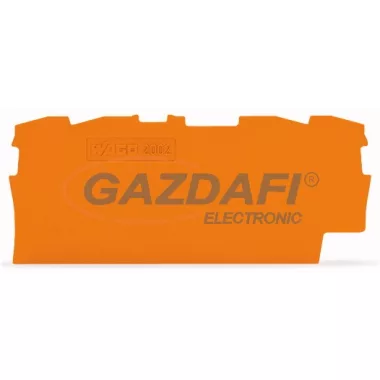 WAGO Vég és középső lemez narancssárga 2002-1492