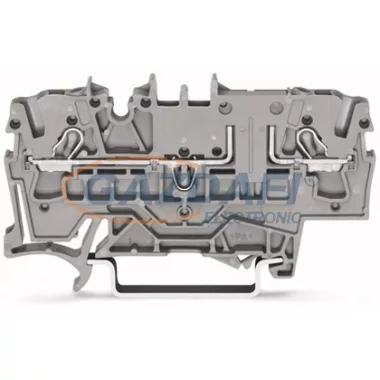 WAGO 2-vezetékes csatlakozóblokk szürke 2002-1601