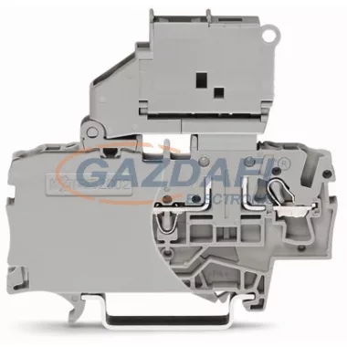 WAGO 2-vezetékes biztosíték sorkapocs szürke 2002-1611-1000-542