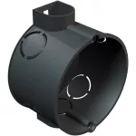   OBO 2003015 UG 60 D Szerelvénydoboz vakolat alatti ø60mm, H40mm fekete IP20 polisztirol