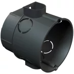   OBO 2003019 UG 60 VD Szerelvény- / Kötődoboz vakolat alatti ø60mm, H60mm fekete IP20 polisztirol