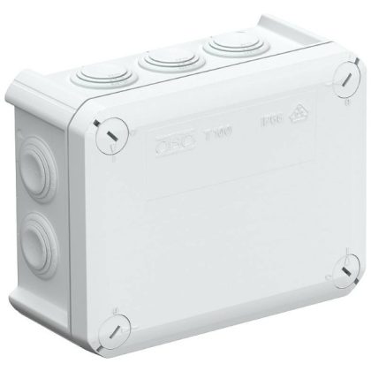   OBO 2007077 T 100 Cable junction box with inlet openings 150x116x67mm polypropylene