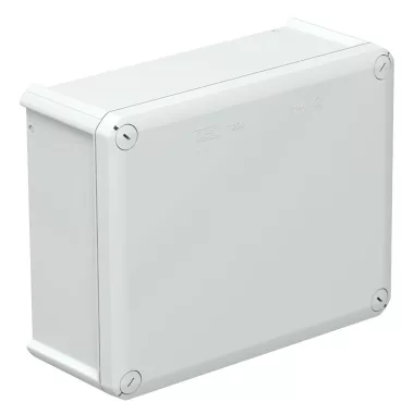 OBO 2007287 T 250 OE Kábel-Leágazódoboz 240x190x95mm világosszürke Polipropilén, üvegszállal erősített