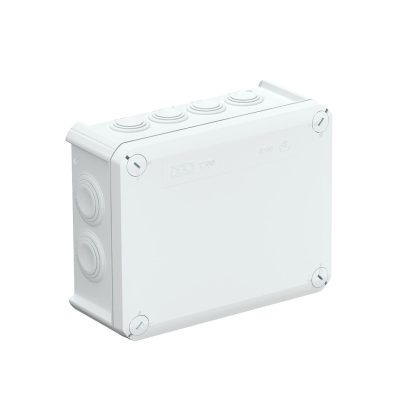   OBO 2007355 T 160 F Cable junction box with inlet openings 190x150x77mm Polypropylene, glass fiber reinforced